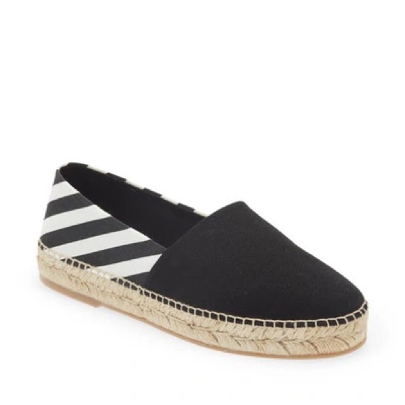 OFF-WHITE Diagonal Stripes Logo Espadrilles - Picture 2 of 8